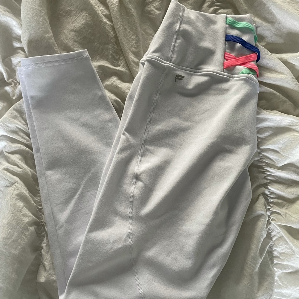 Fabletics Power Hold Leggings - White Small